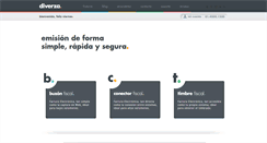 Desktop Screenshot of diverza.com